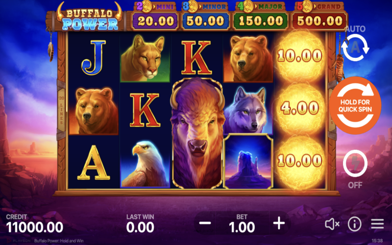 Buffalo Power: Hold and Win