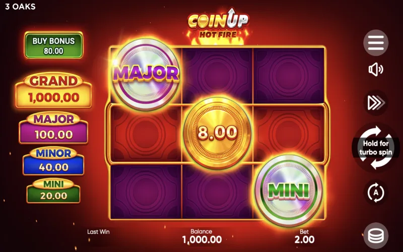 Coin UP: Hot Fire