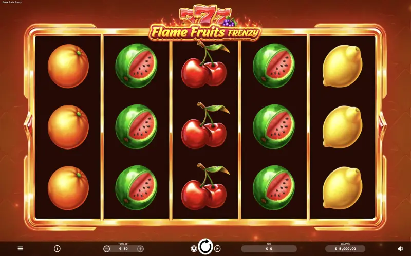 Flame Fruits Frenzy