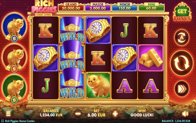 Rich Piggies: Bonus Combo